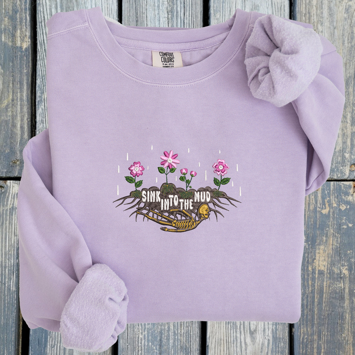Sink In To The Mud - Comfort Colors ® Ring Spun Crewneck Sweatshirt