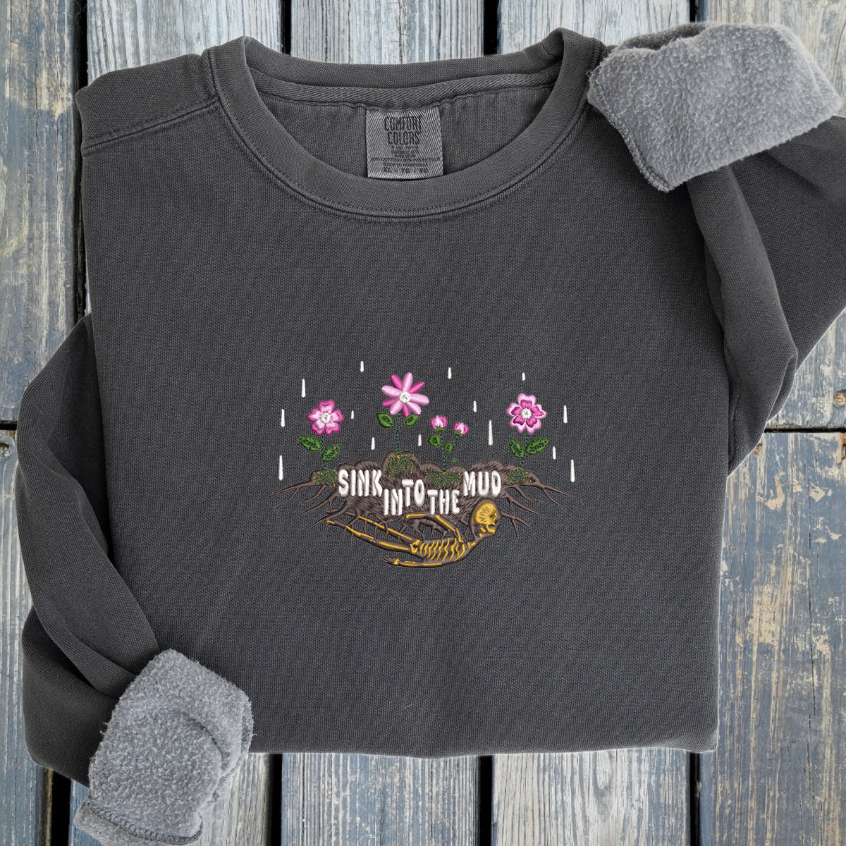 Sink In To The Mud - Comfort Colors ® Ring Spun Crewneck Sweatshirt