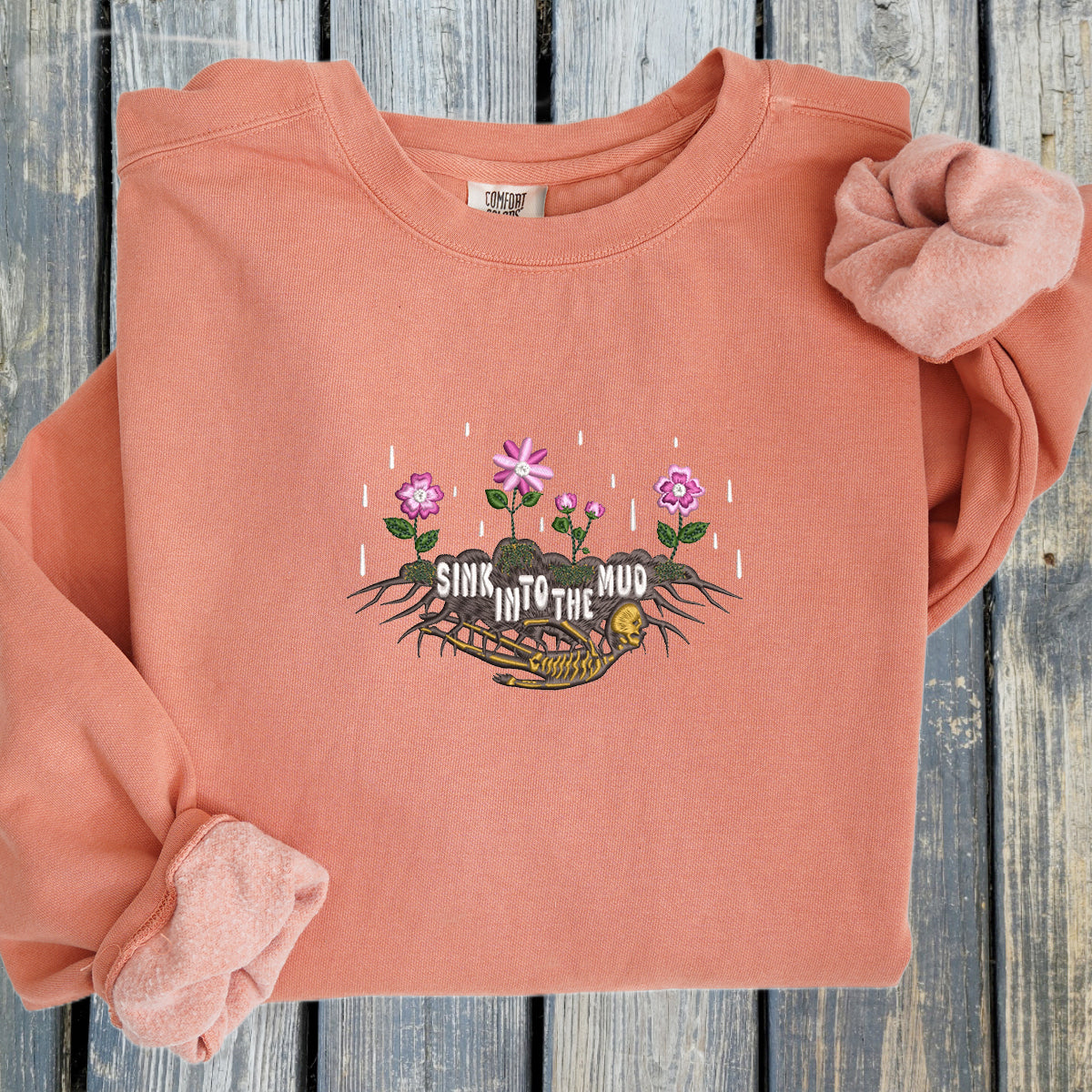 Sink In To The Mud - Comfort Colors ® Ring Spun Crewneck Sweatshirt