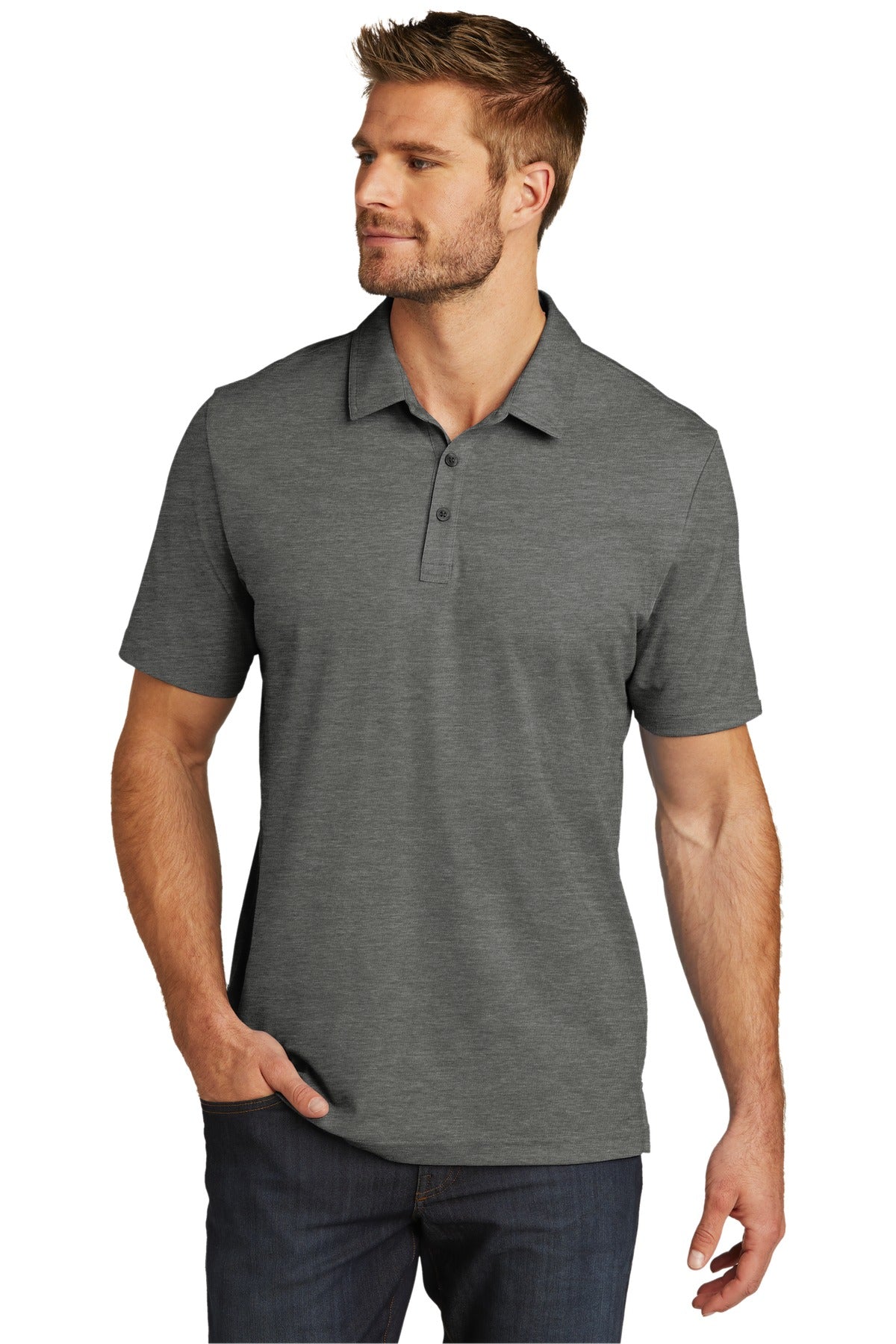 BGR - TravisMathew Oceanside Heather Polo. TM1MU412