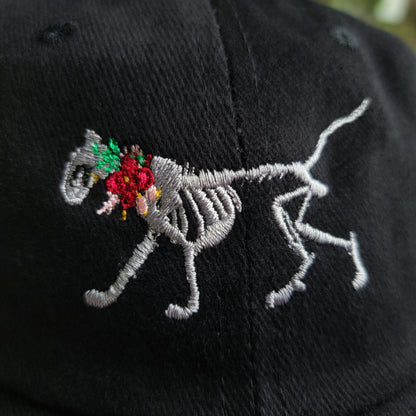 Skelly Cat - Embroidered Brushed Twill Cap