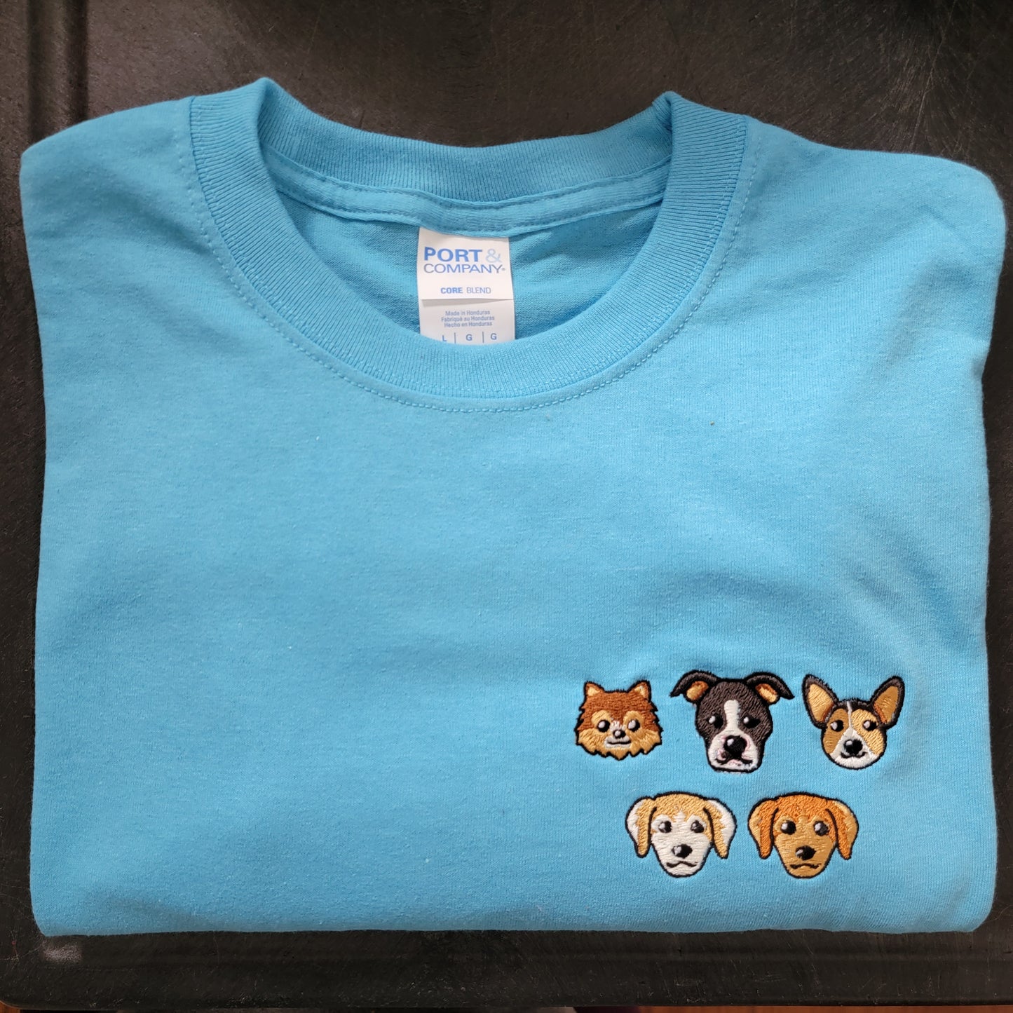 Pet Portrait -  SET UP, DIGITIZING, AND SEW OUT of your first T-Shirt