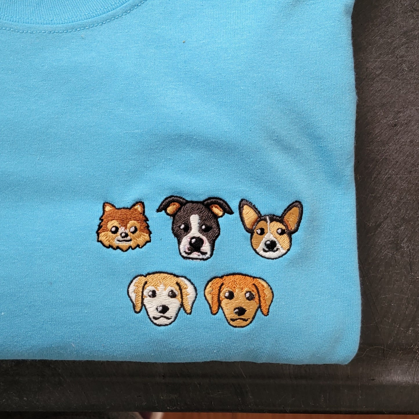 Pet Portrait -  SET UP, DIGITIZING, AND SEW OUT of your first T-Shirt