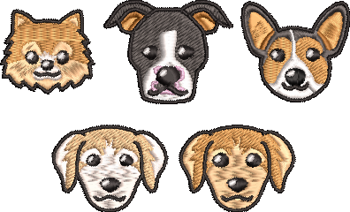 Pet Portrait -  SET UP, DIGITIZING, AND SEW OUT of your first T-Shirt