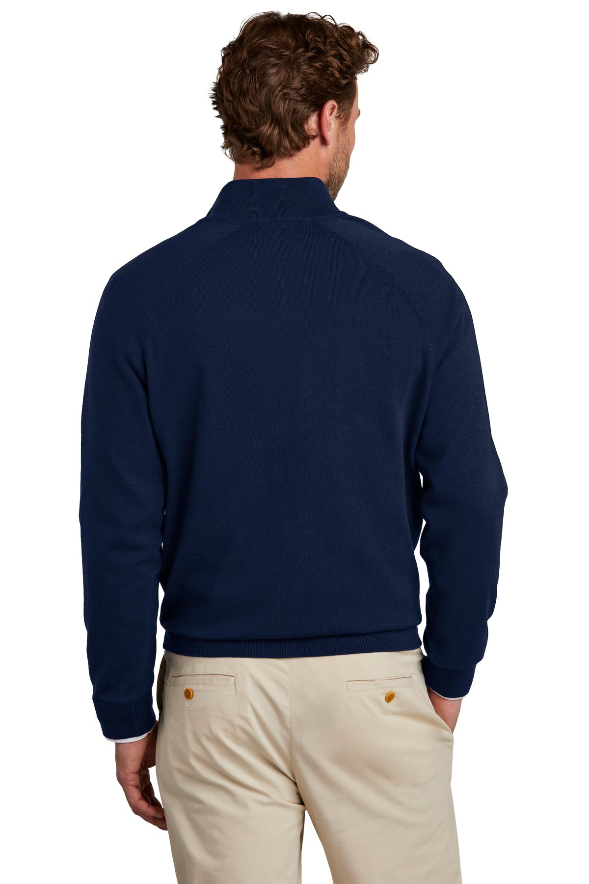 Brooks Brothers Cotton Stretch 1/4-Zip Sweater BB18402