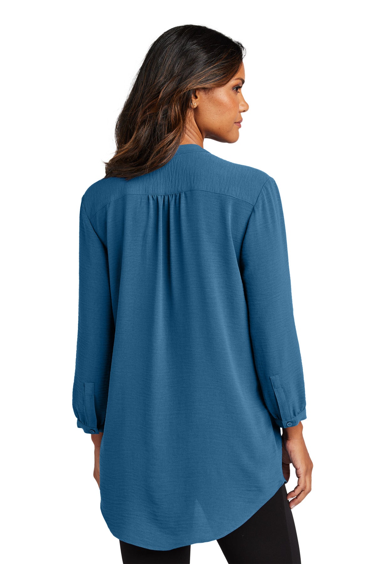 Mind The Value - Port Authority Ladies 3/4-Sleeve Textured Crepe Tunic LW713