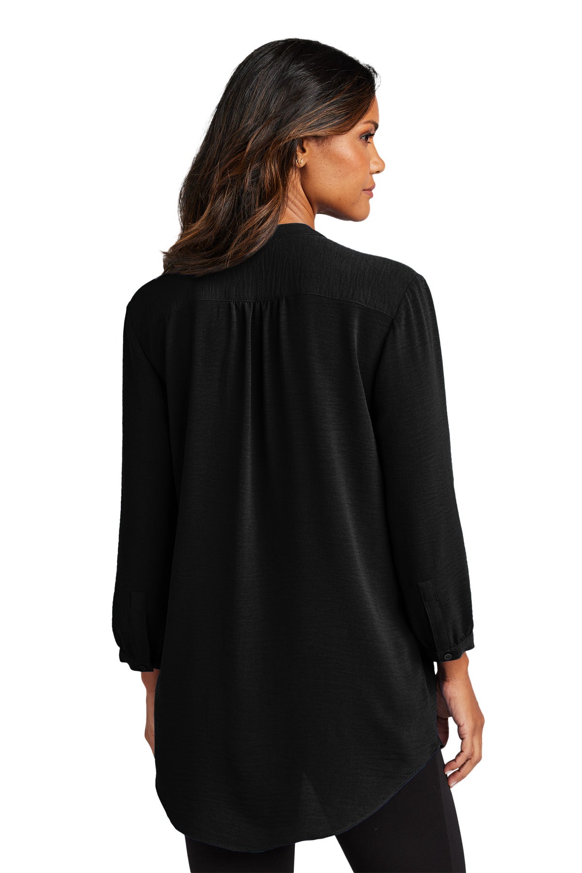 Mind The Value - Port Authority Ladies 3/4-Sleeve Textured Crepe Tunic LW713