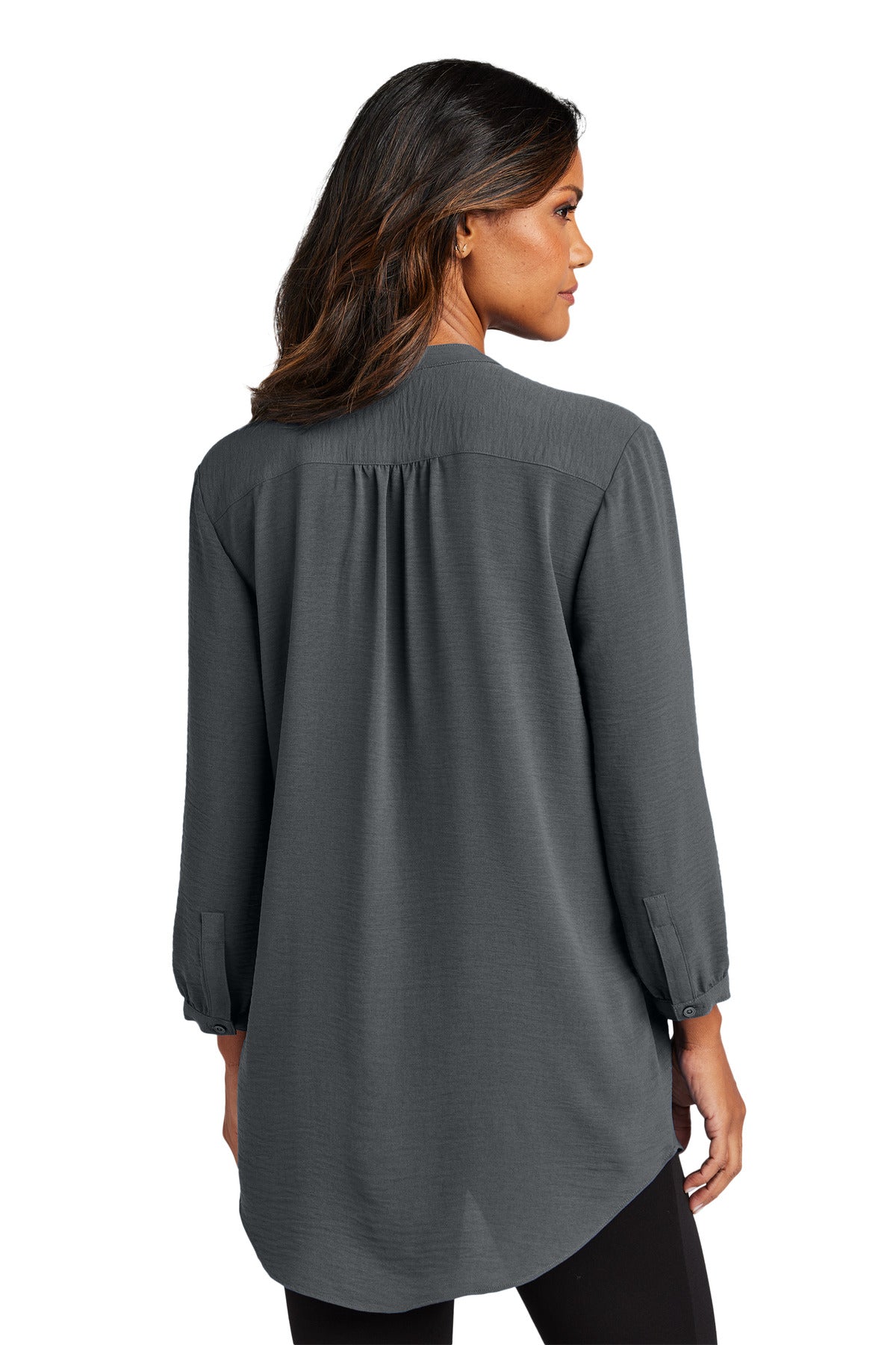 Mind The Value - Port Authority Ladies 3/4-Sleeve Textured Crepe Tunic LW713