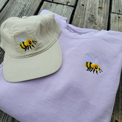 FuzzyBuzzyBee -  COMFORT COLORS  Heavyweight Ring Spun Tee. 1717