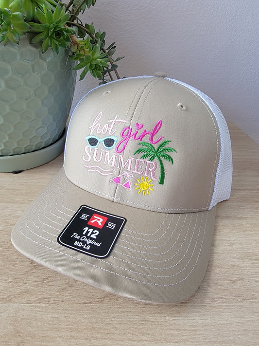 Hot Girl Summer Richardson Trucker Cap