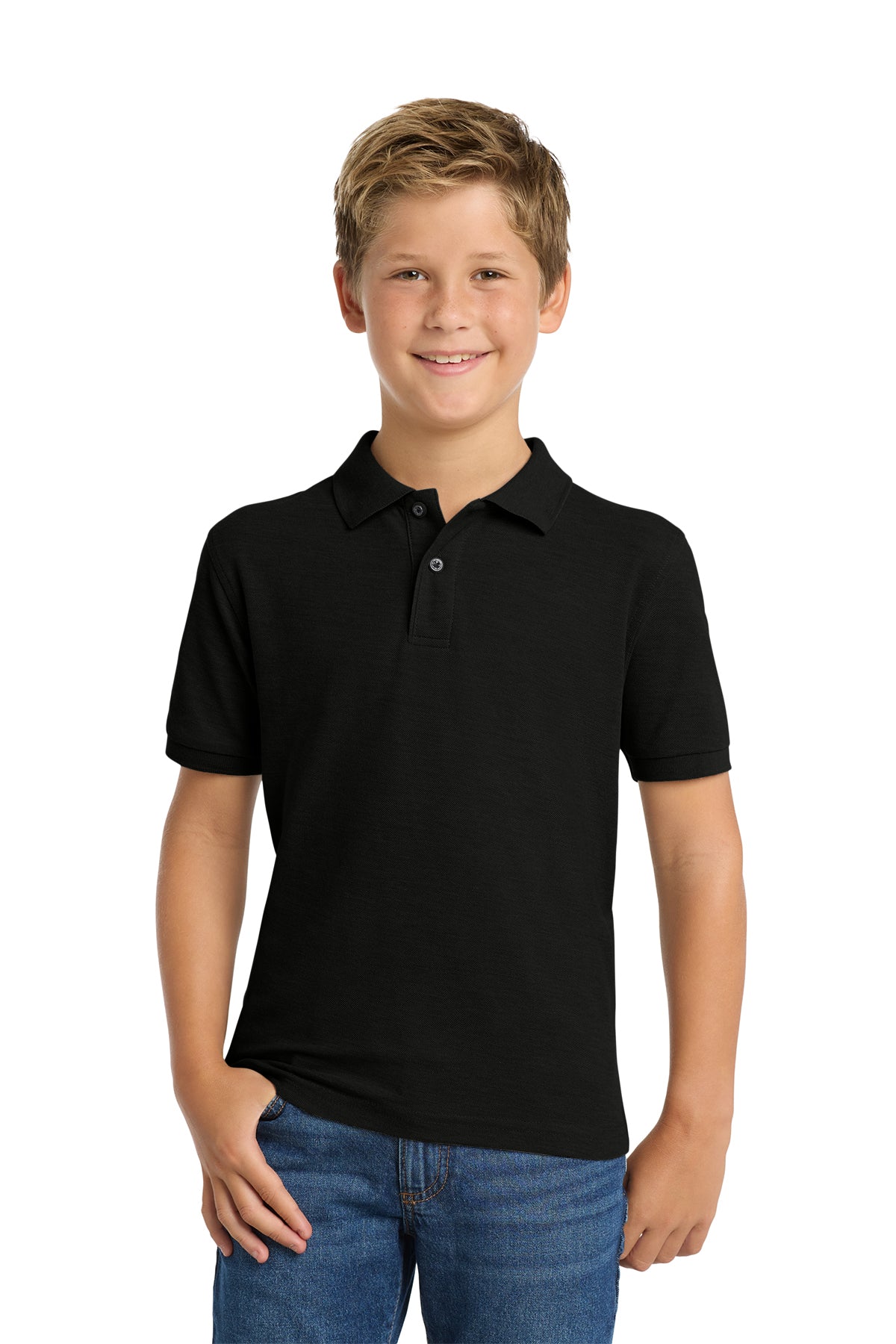 Port Authority Youth Silk Touch Polo | Y500