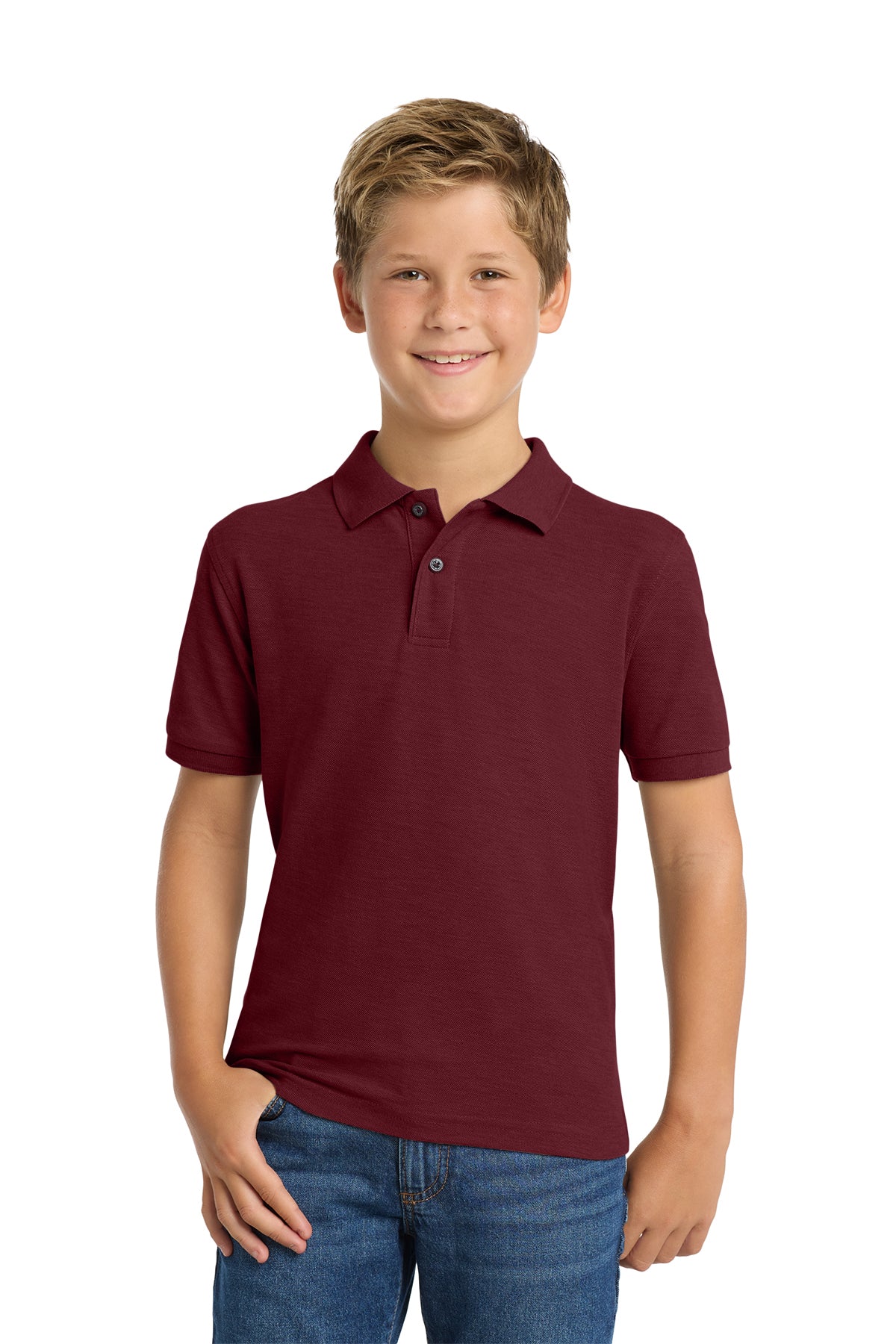 Port Authority Youth Silk Touch Polo | Y500