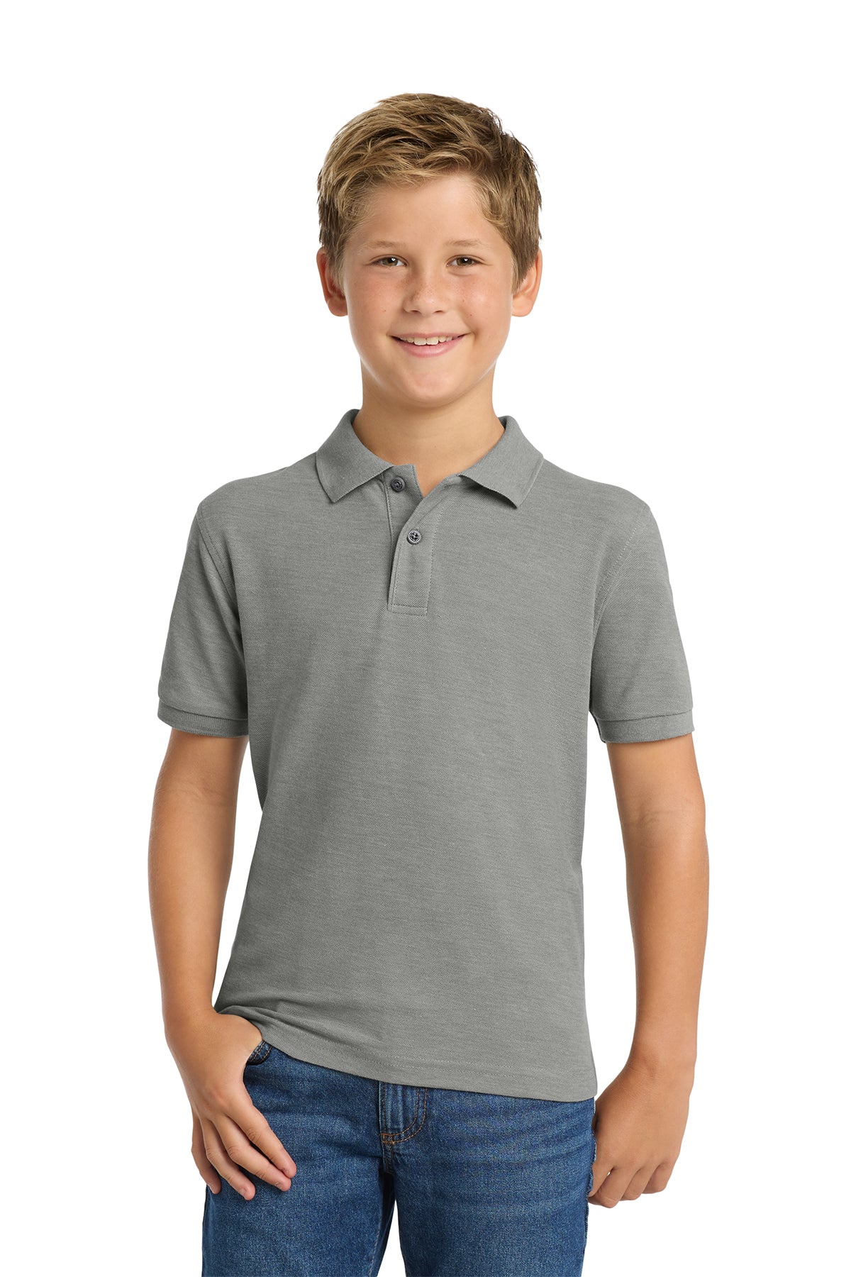 Port Authority Youth Silk Touch Polo | Y500