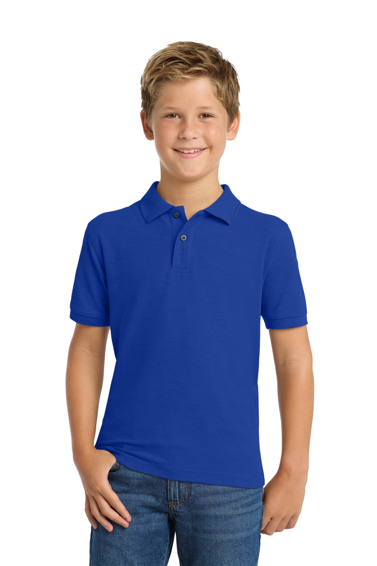 Port Authority Youth Silk Touch Polo | Y500