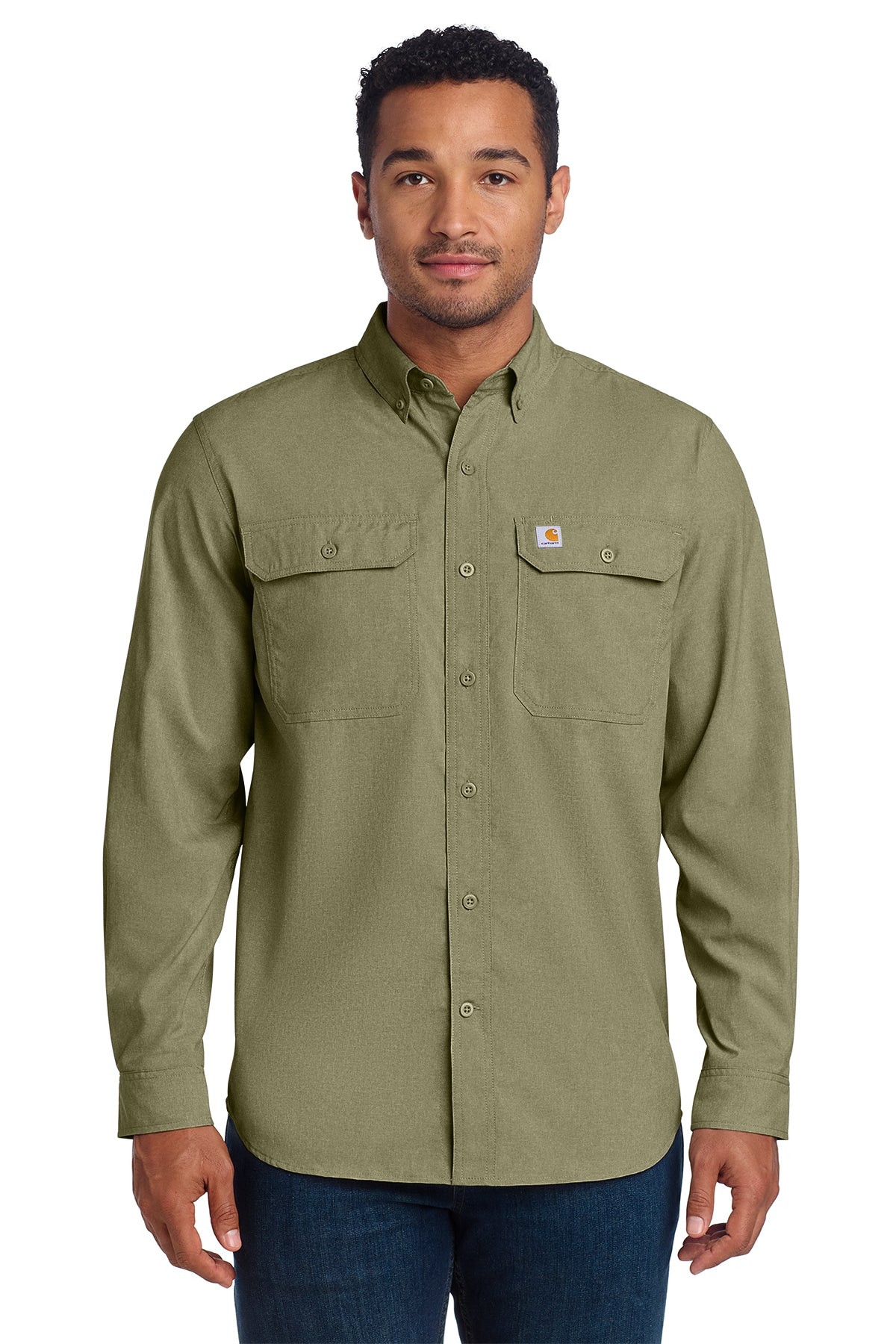 Carhartt Force Solid Long Sleeve Shirt | CT105291