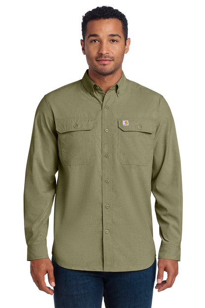 Carhartt Force Solid Long Sleeve Shirt | CT105291