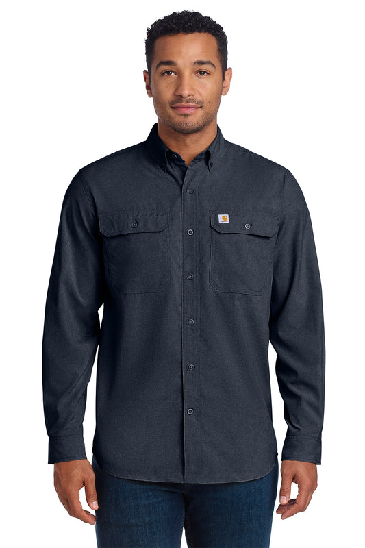 Carhartt Force Solid Long Sleeve Shirt | CT105291