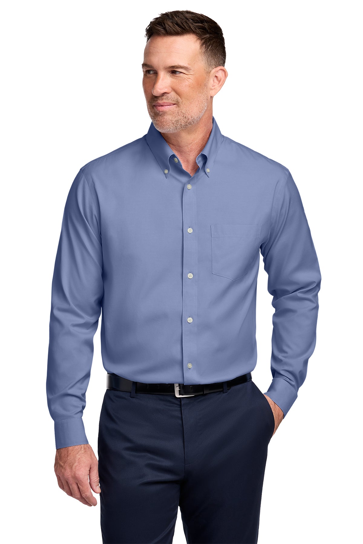 Brooks Brothers Wrinkle-Free Stretch Pinpoint Shirt | BB18000