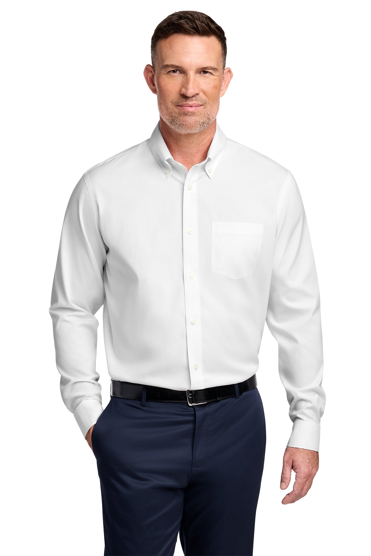 Brooks Brothers Wrinkle-Free Stretch Pinpoint Shirt | BB18000