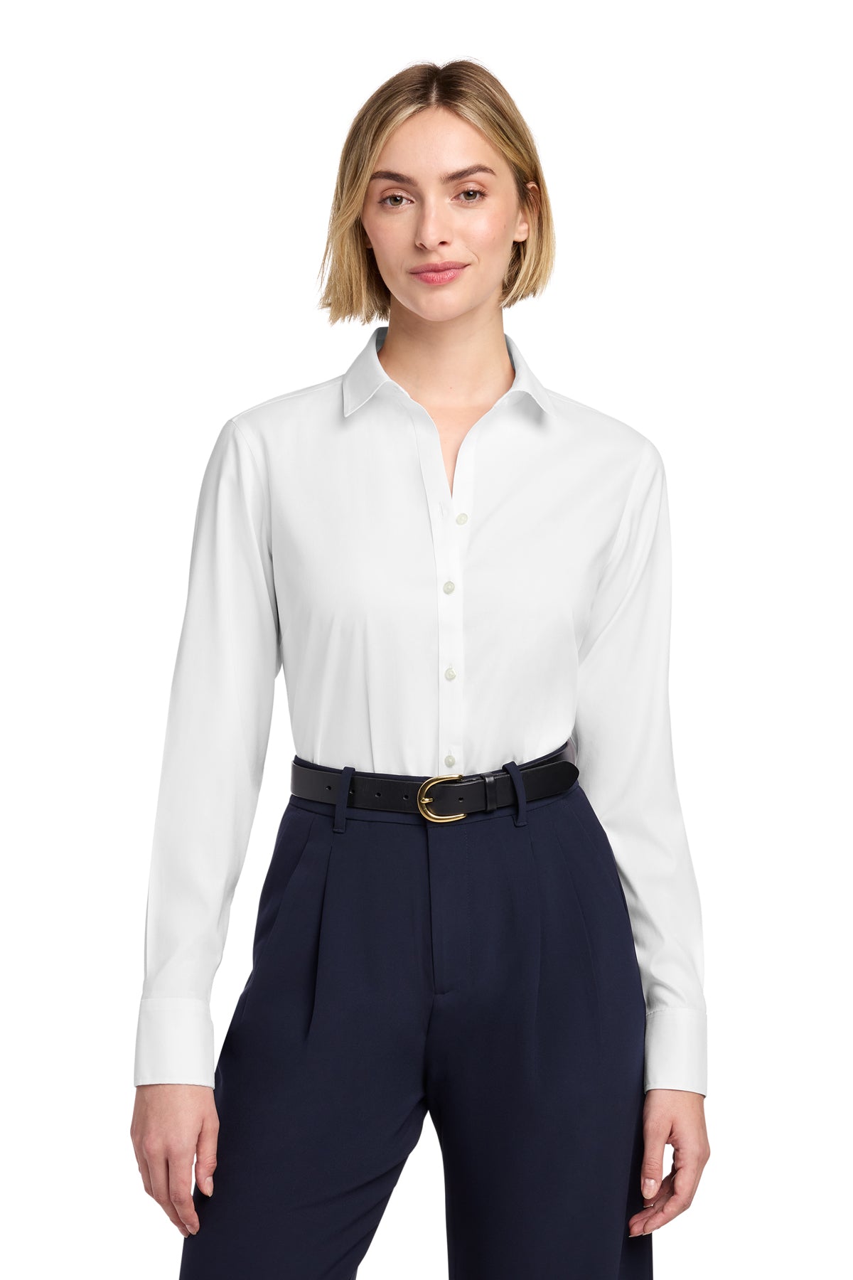 Brooks Brothers Women's Wrinkle-Free Stretch Pinpoint Shirt | BB18001