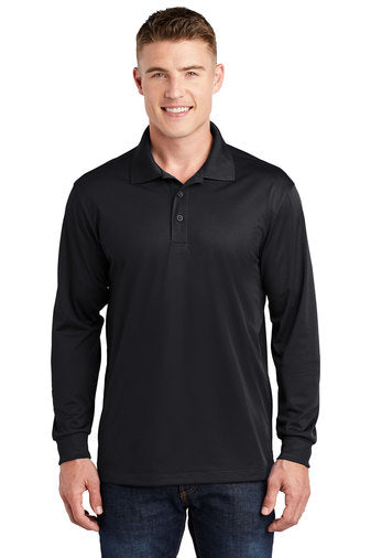 Sport-Tek® Long Sleeve Micropique Sport-Wick® Polo - KYEP