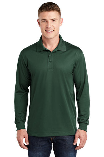 Sport-Tek® Long Sleeve Micropique Sport-Wick® Polo - KYEP