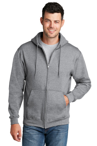 Port & Company - Core Fleece Full-Zip Hooded Sweatshirt. - KYEP