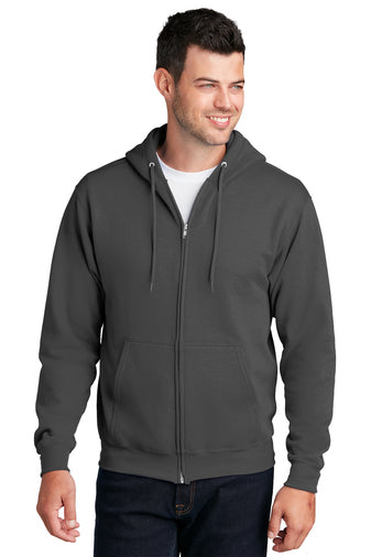 Port & Company - Core Fleece Full-Zip Hooded Sweatshirt. - KYEP