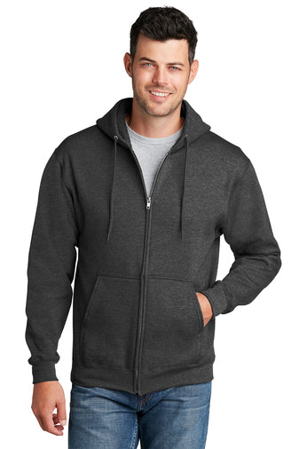 Port & Company - Core Fleece Full-Zip Hooded Sweatshirt. - KYEP