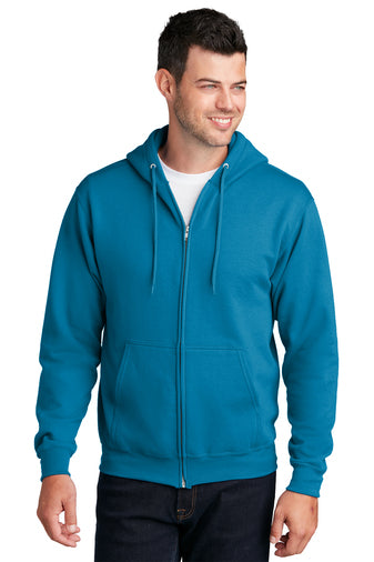 Port & Company - Core Fleece Full-Zip Hooded Sweatshirt. - KYEP