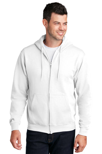 Port & Company - Core Fleece Full-Zip Hooded Sweatshirt. - KYEP