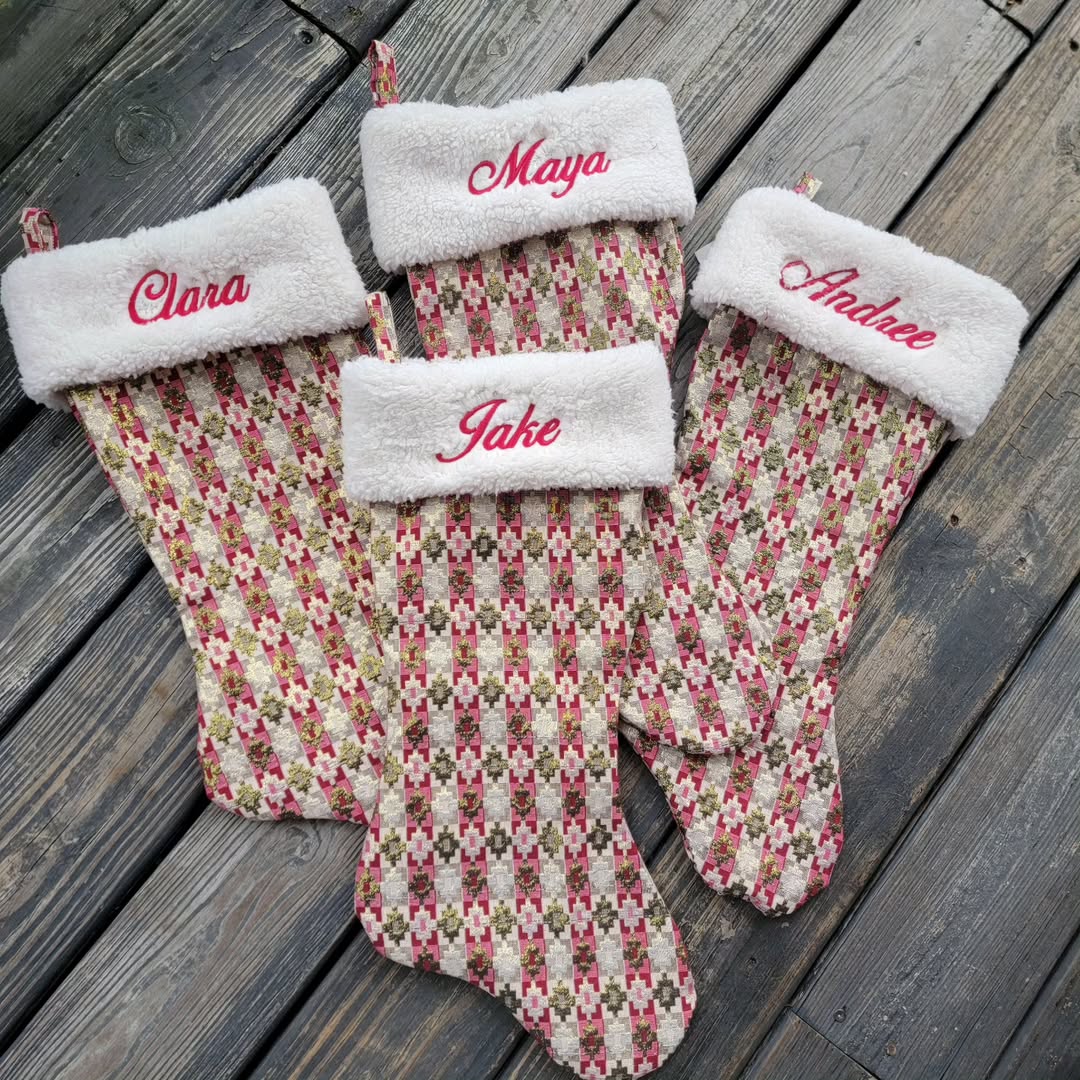 Personalized Christmas Stockings - Customer Supplied