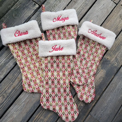 Personalized Christmas Stockings - Customer Supplied