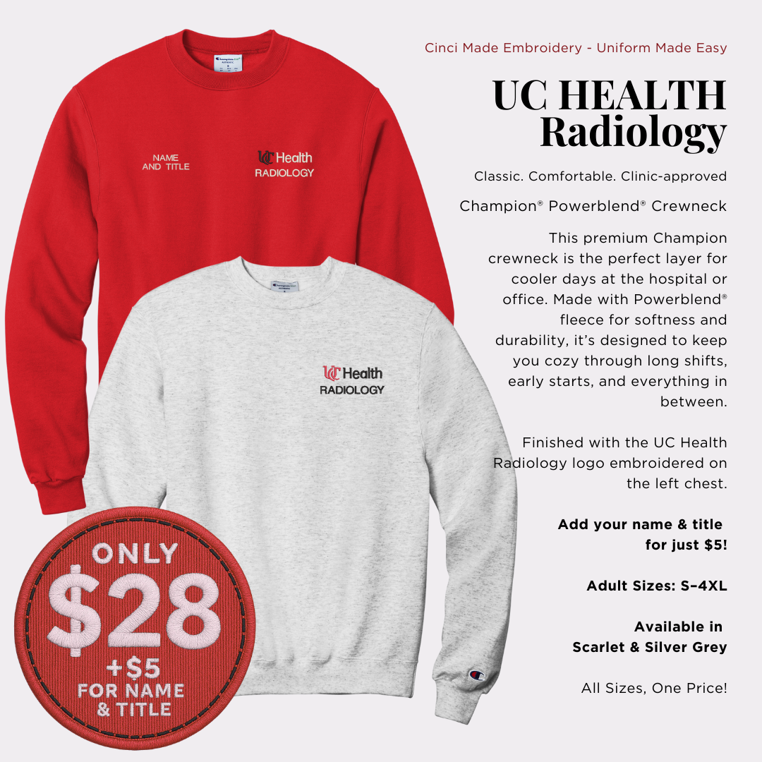 UC Health Radiology – Champion® Powerblend® Crewneck