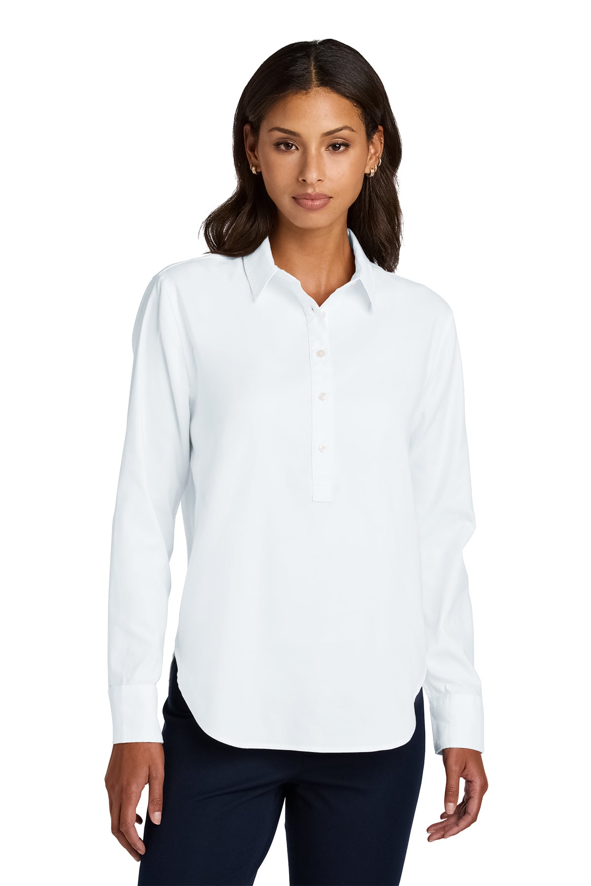 Mercer+Mettle Women's Long Sleeve Modern Oxford Shirt | MM2003