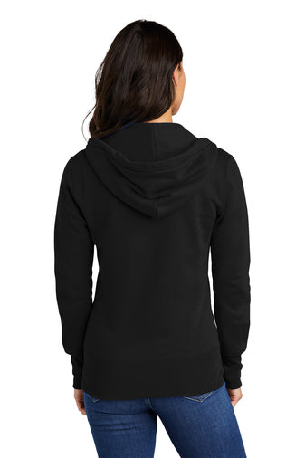 Port & Company Ladies Core Fleece Full-Zip Hooded Sweatshirt - KYEP