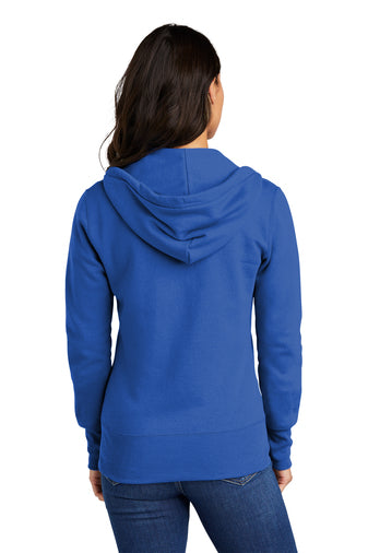 Port & Company Ladies Core Fleece Full-Zip Hooded Sweatshirt - KYEP