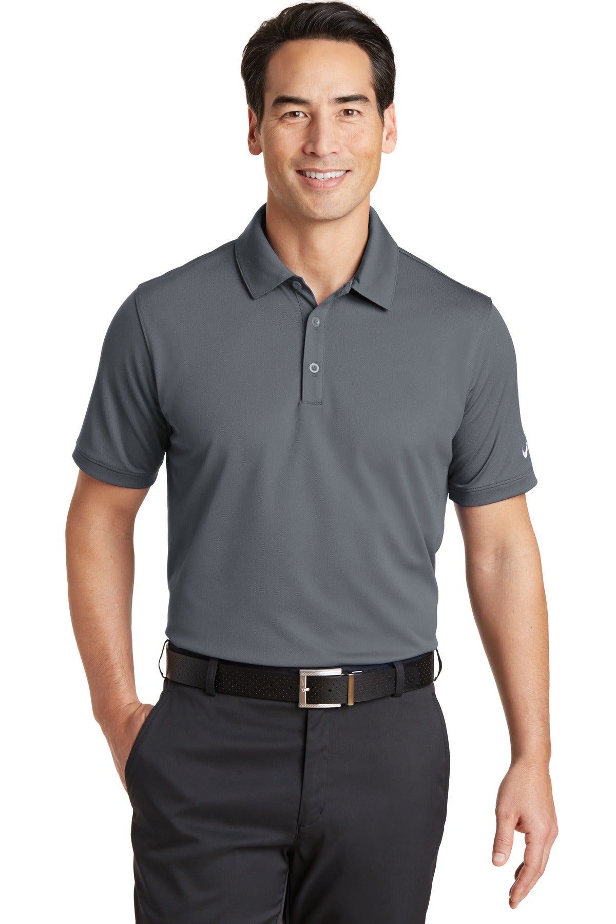 BGR - Nike Dri-FIT Solid Icon Pique Modern Fit Polo.  746099