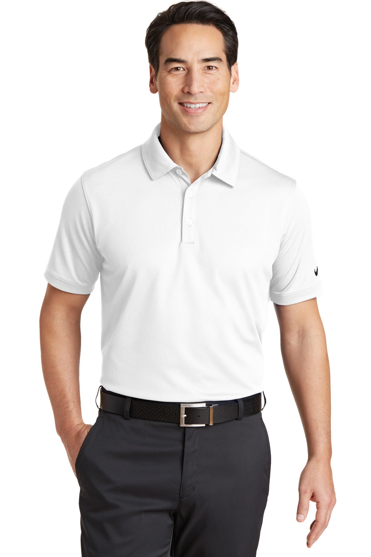 BGR - Nike Dri-FIT Solid Icon Pique Modern Fit Polo.  746099