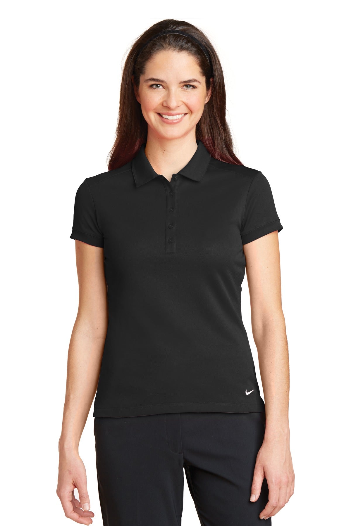 BGR - Nike Ladies Dri-FIT Solid Icon Pique Modern Fit Polo.  746100