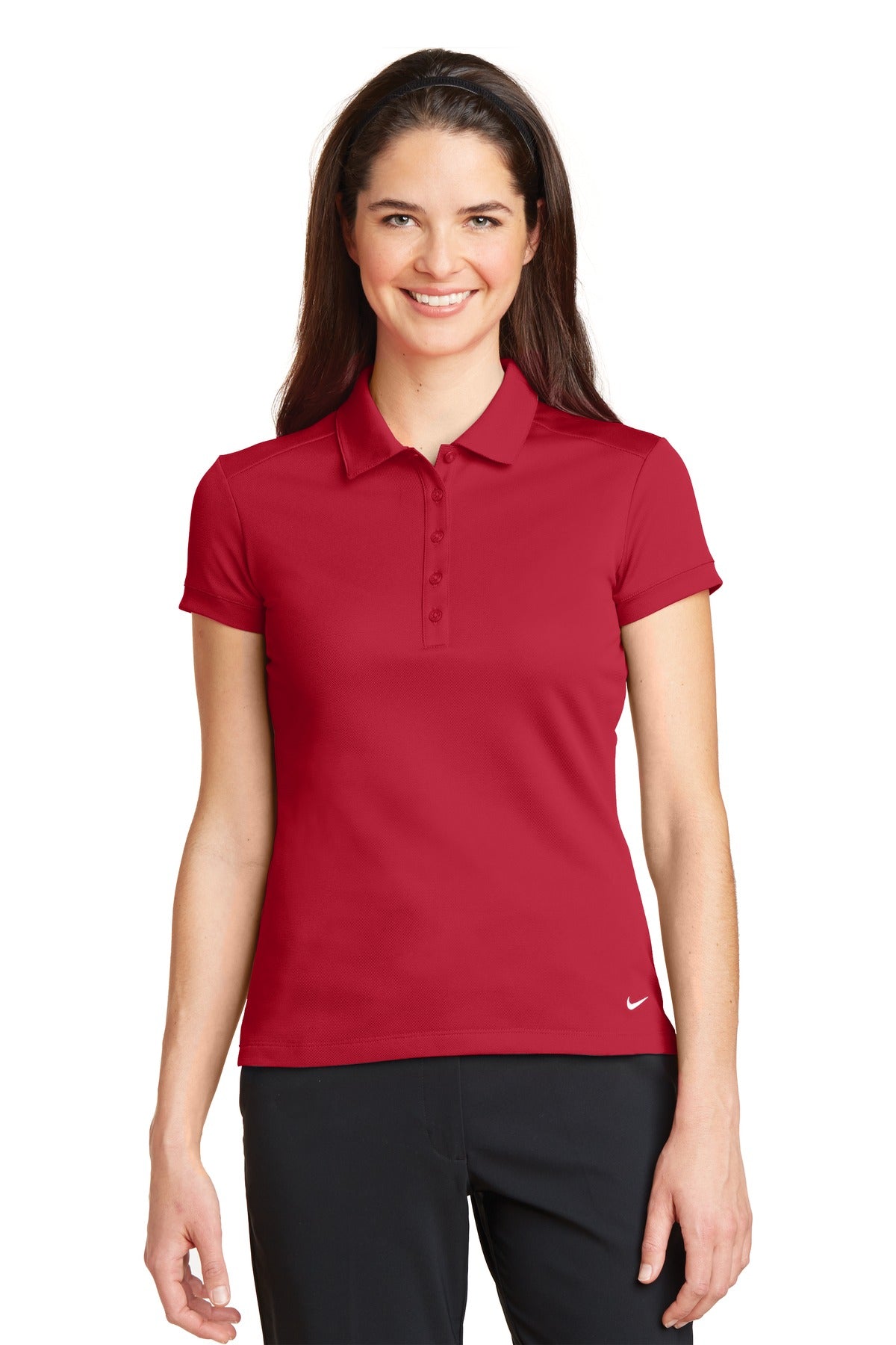 BGR - Nike Ladies Dri-FIT Solid Icon Pique Modern Fit Polo.  746100