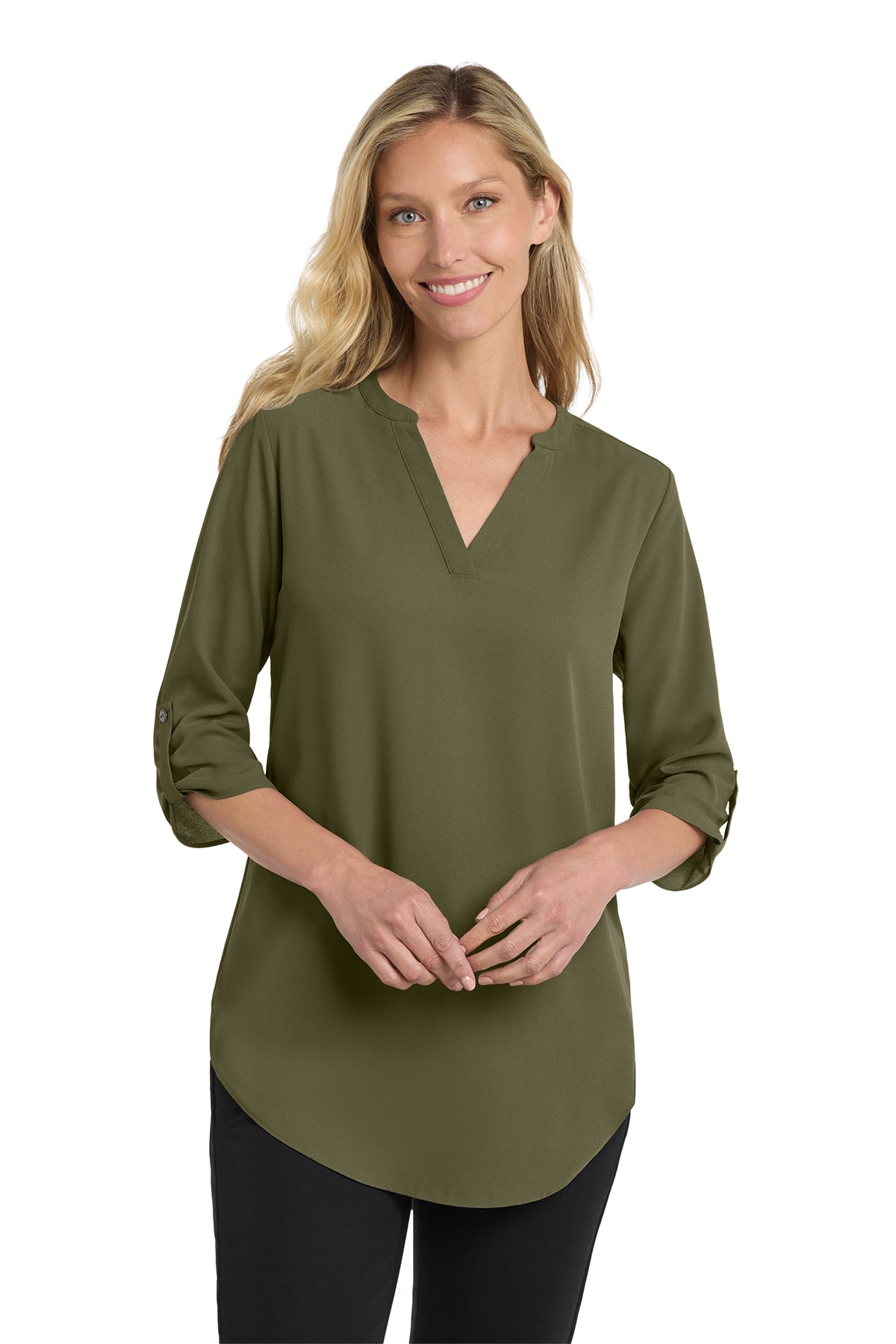 Port Authority Women's 3/4-Sleeve Tunic Blouse | LW701