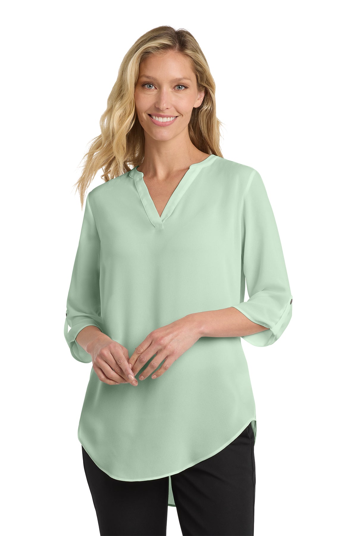 Port Authority Women's 3/4-Sleeve Tunic Blouse | LW701