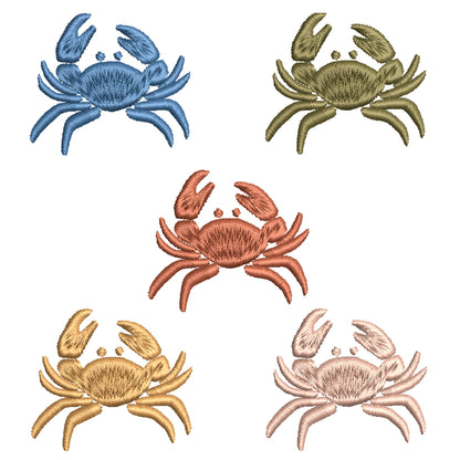 Crabbin - Embroidered Sea Creature -  COMFORT COLORS  Heavyweight Ring Spun Tee. 1717