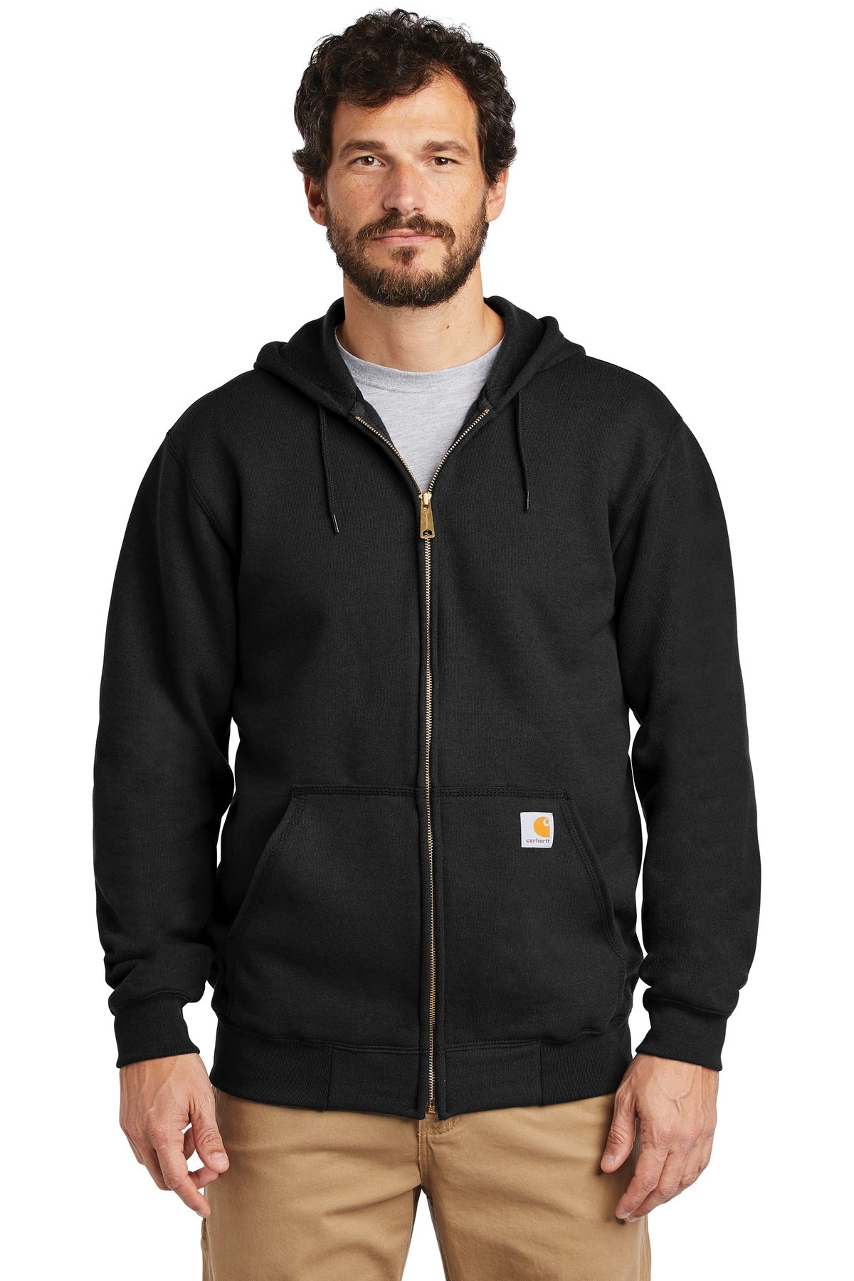 BGR - Carhartt  Midweight Hooded Zip-Front Sweatshirt. CTK122