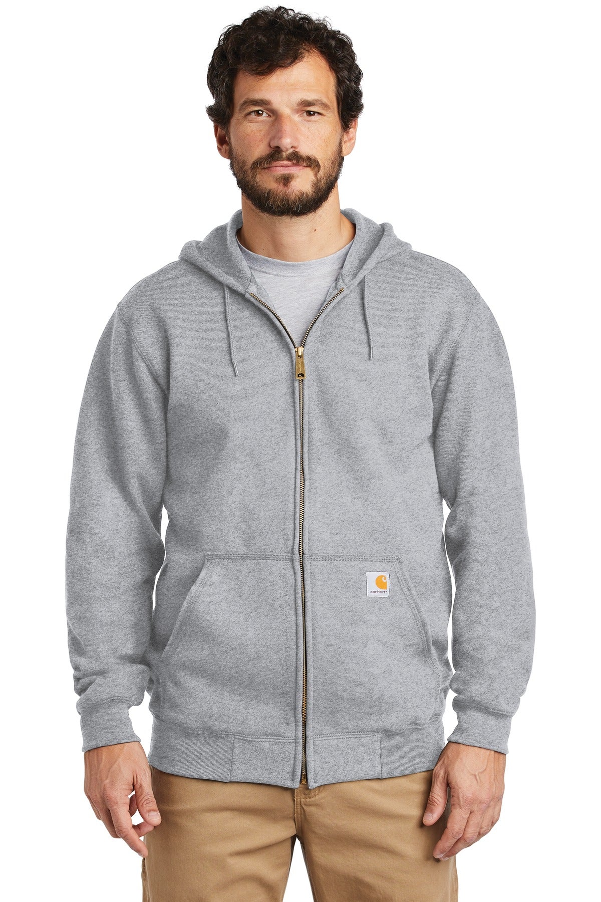 BGR - Carhartt  Midweight Hooded Zip-Front Sweatshirt. CTK122