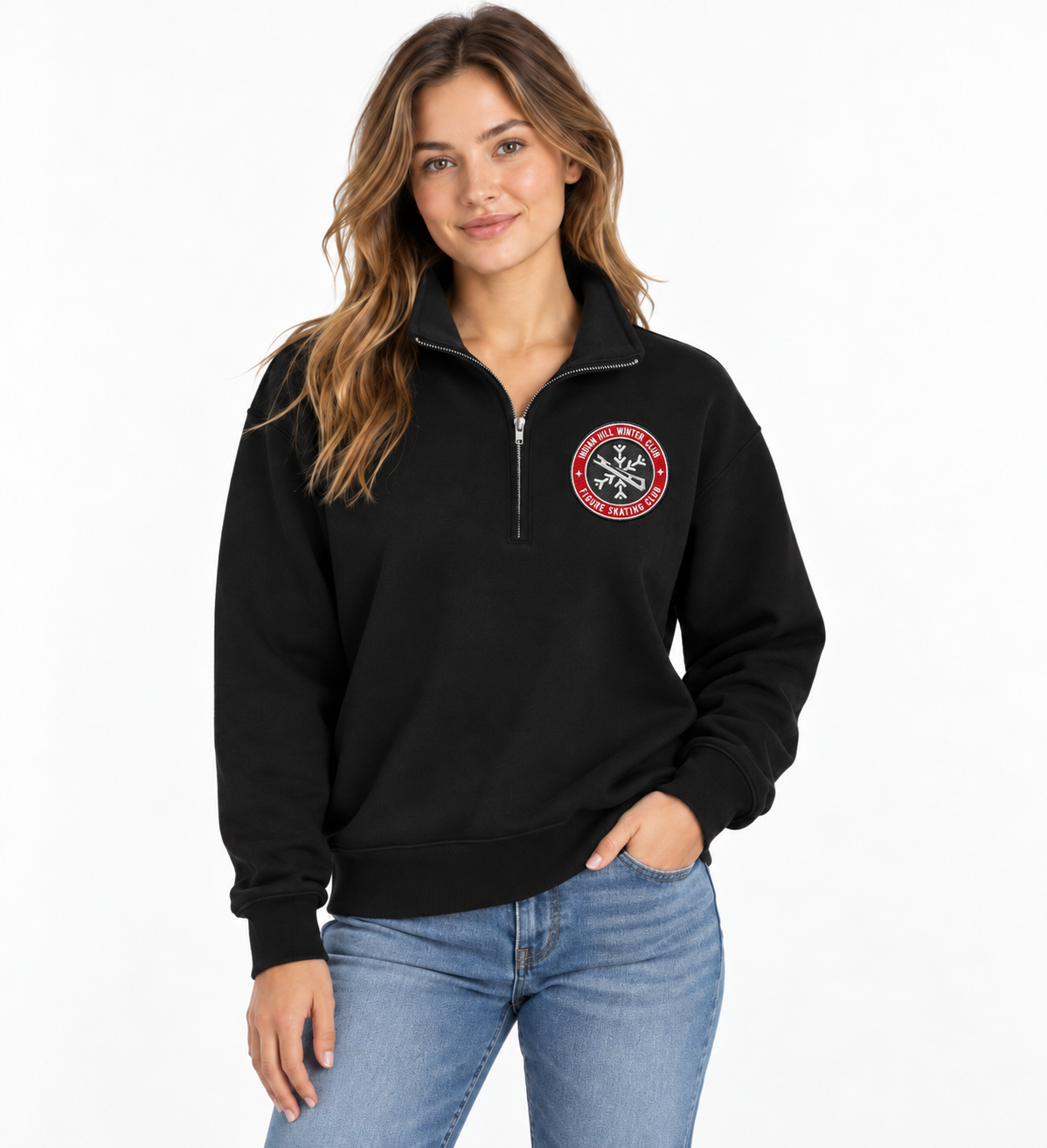 Indian Hill Winter Club Figure Skating Heavyweight 1/2-Zip
