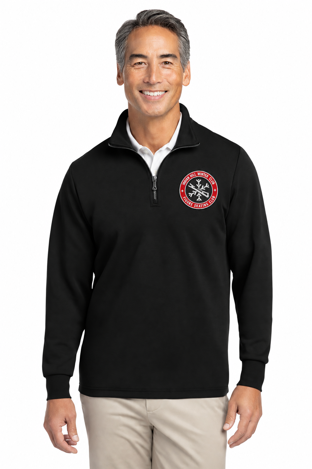 Indian Hill Winter Club Figure Skating Brooks Brothers® Double-Knit 1/4-Zip