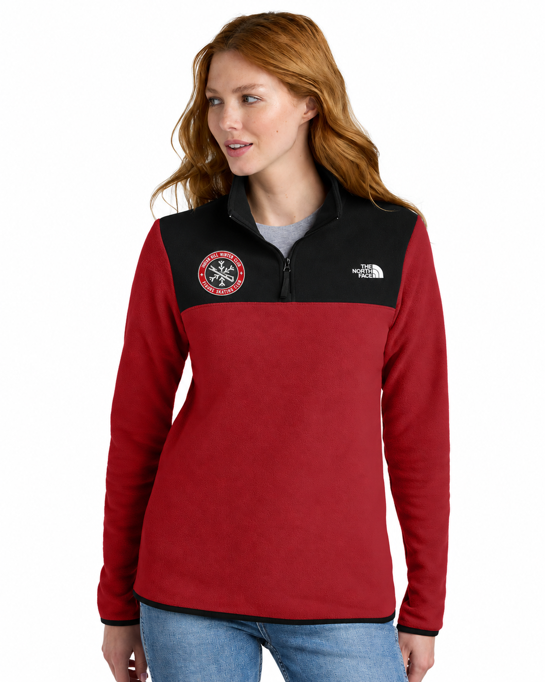 Indian Hill Winter Club Figure Skating The North Face® Glacier 1/4-Zip Fleece - Ladies