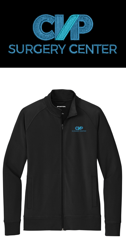 CVP - Sport-Tek® Ladies Sport-Wick® Stretch Full-Zip Cadet Jacket